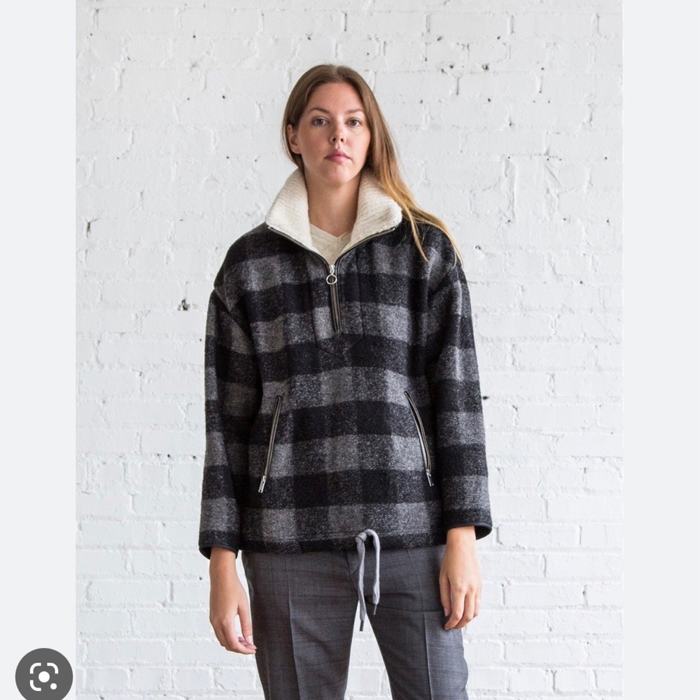 Isabel Marant Etoile Gilas Pullover Jacket Anthracite 40